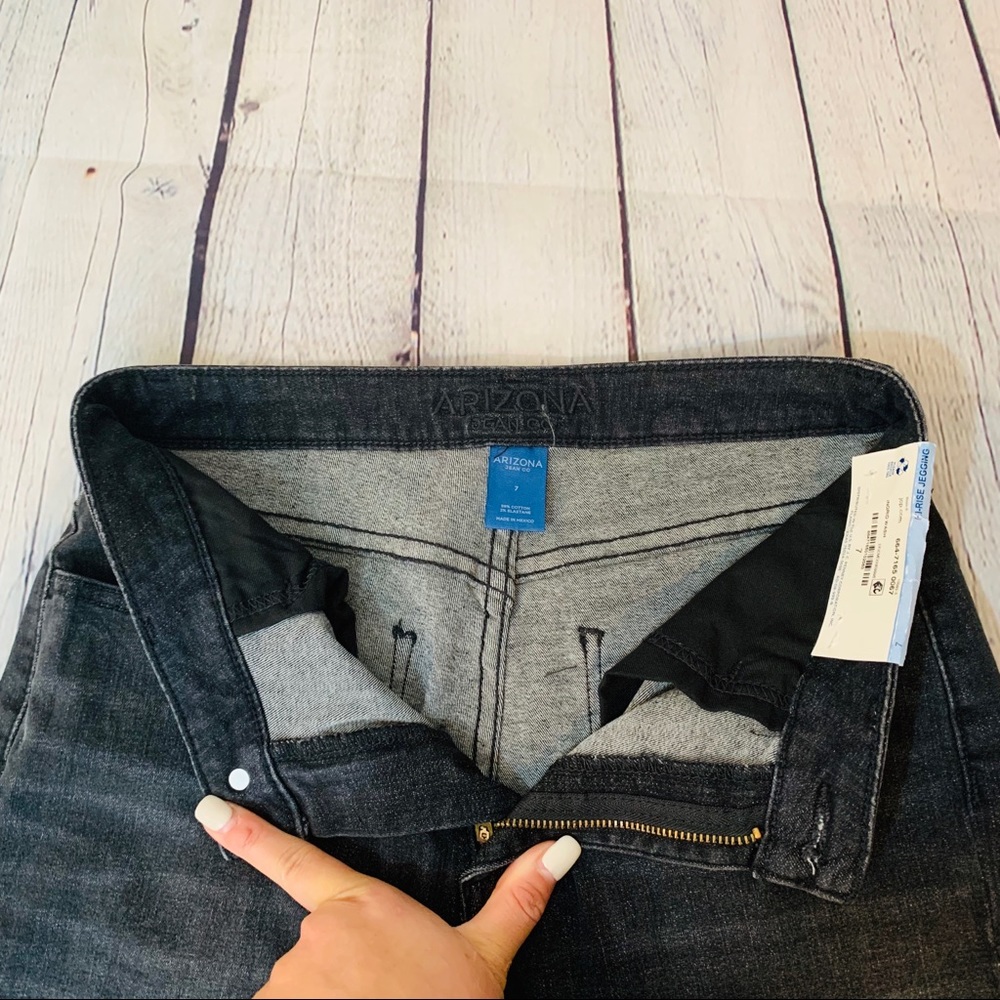 Arizona Jeans | Hi Rise Jegging Ankle Cut Skinny - Picture 5 of 6